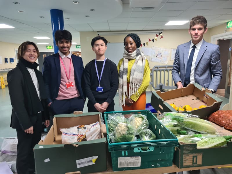 Student Council lead on food aid with the Felix Project