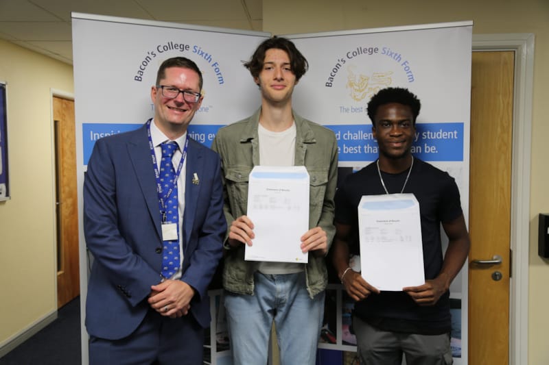 Sixth Formers celebrate their A Level and equivalent qualification results 