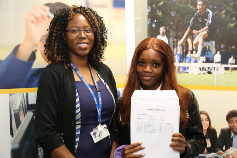 Bacon's College Year 11 students celebrate record GCSE results
