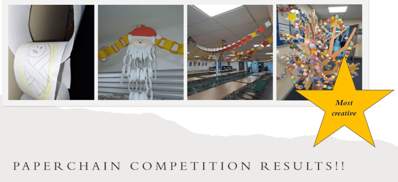 Talented Creativity Shines at Paper Chain Competition!
