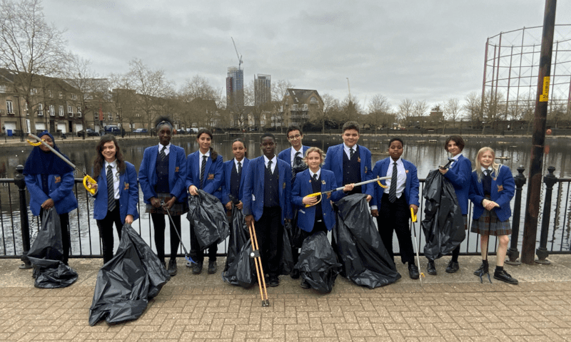 Bacon's College Makes a Difference: School Council's Litter Picking Initiative
