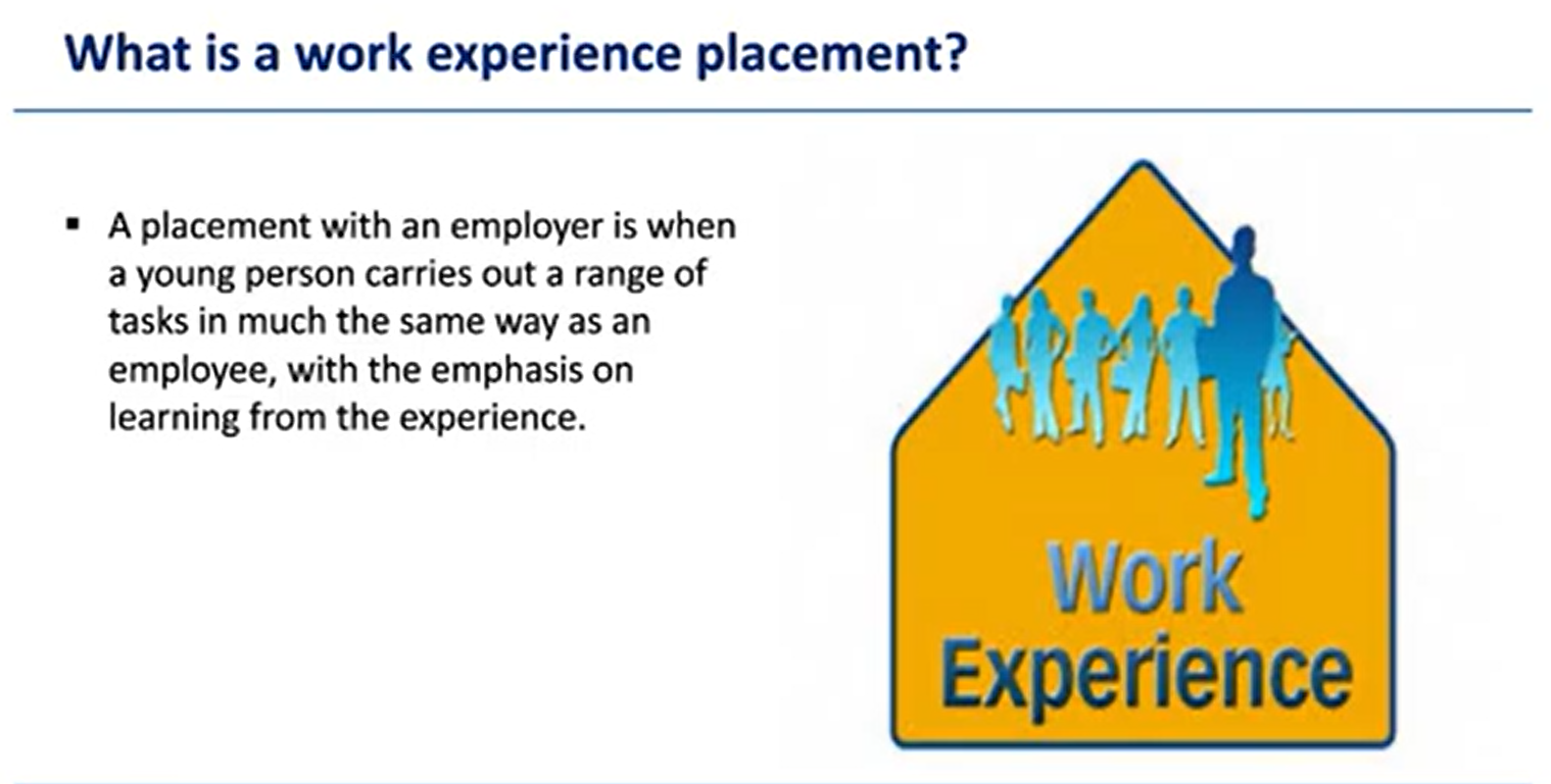 Work Experience for Year 10 Students