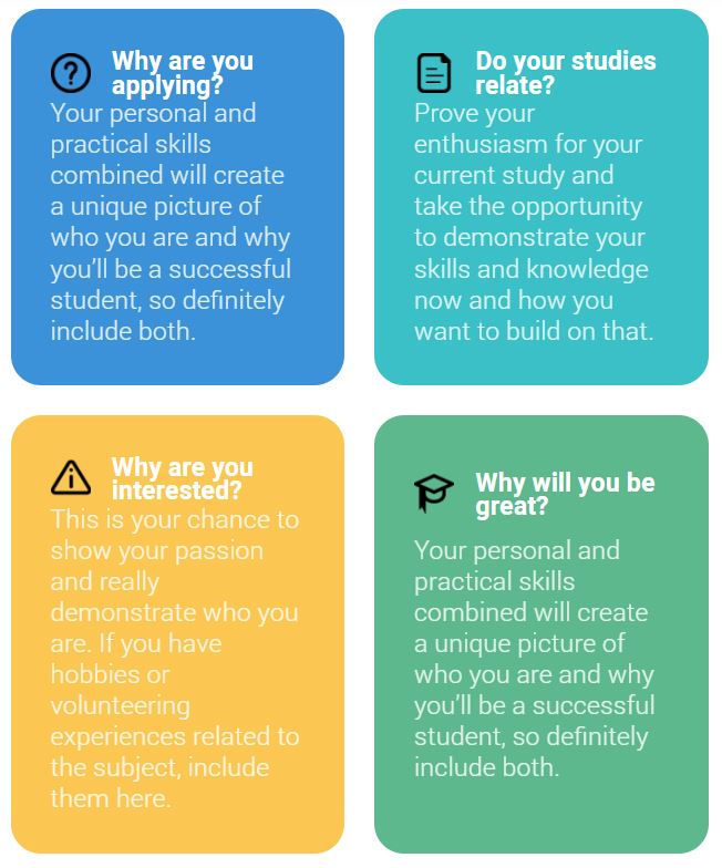 Top tips for writing a brilliant statement