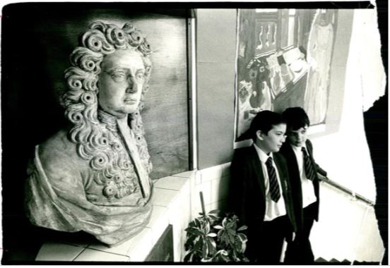 The bust of Josiah Bacon in our main reception