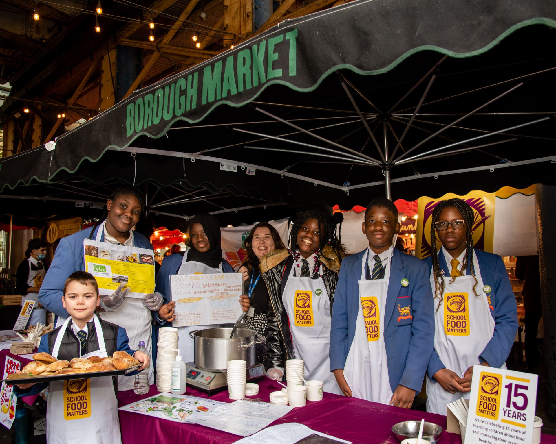 Bread Ahead Marketers raise over £400 for charity & feed the Mayor
