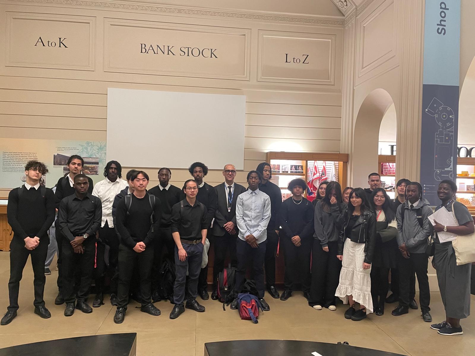 Year 12 Business & Economics Students Explore the Bank of England Museum